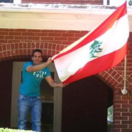 Lebanese Flag in University of Delaware.jpg